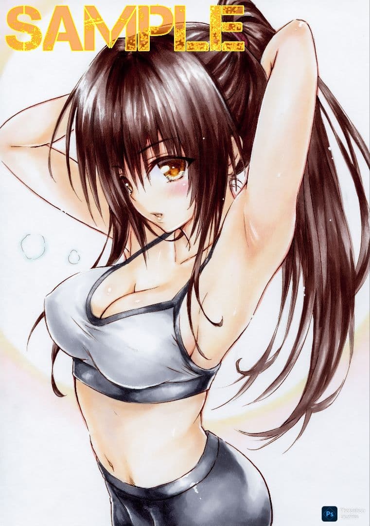 a*s様 手描きイラスト ファンアート ToLoveるダークネス スポーティ 唯