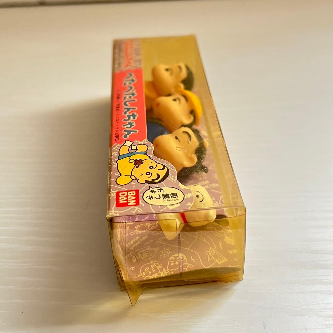 バンダイ クレヨンしんちゃん ぺたぺたしんちゃん ソフビ マスコット 平成レトロ