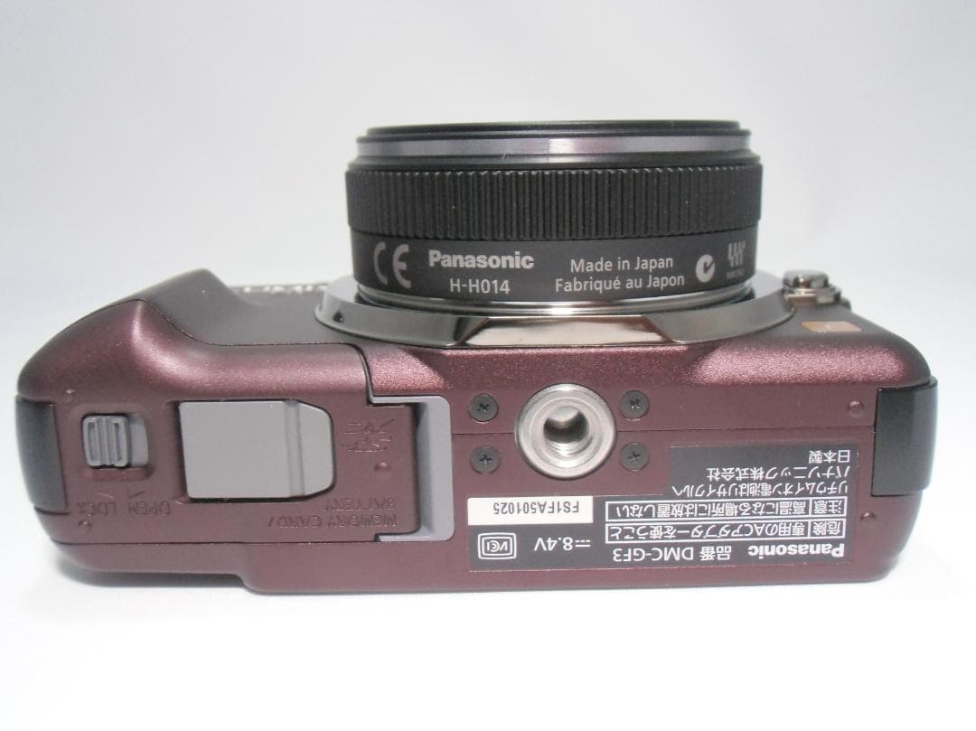 Panasonic GF3 ワインレッド 14-42mmレンズ付き