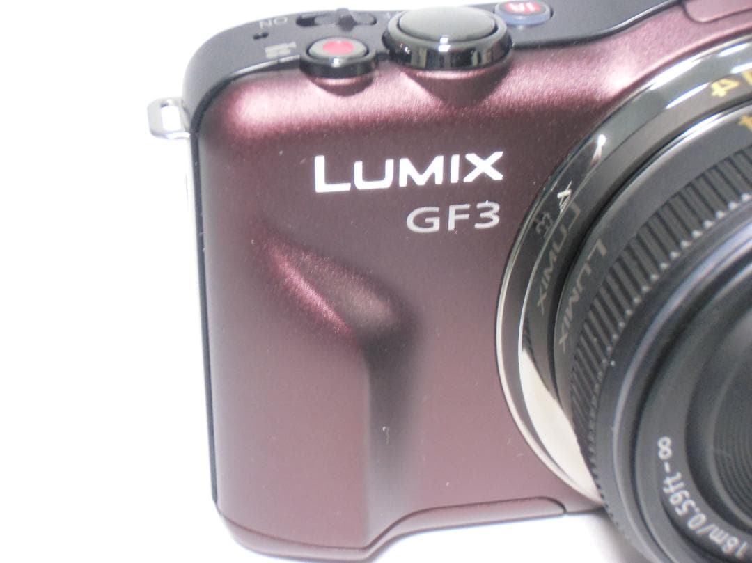 Panasonic GF3 ワインレッド 14-42mmレンズ付き