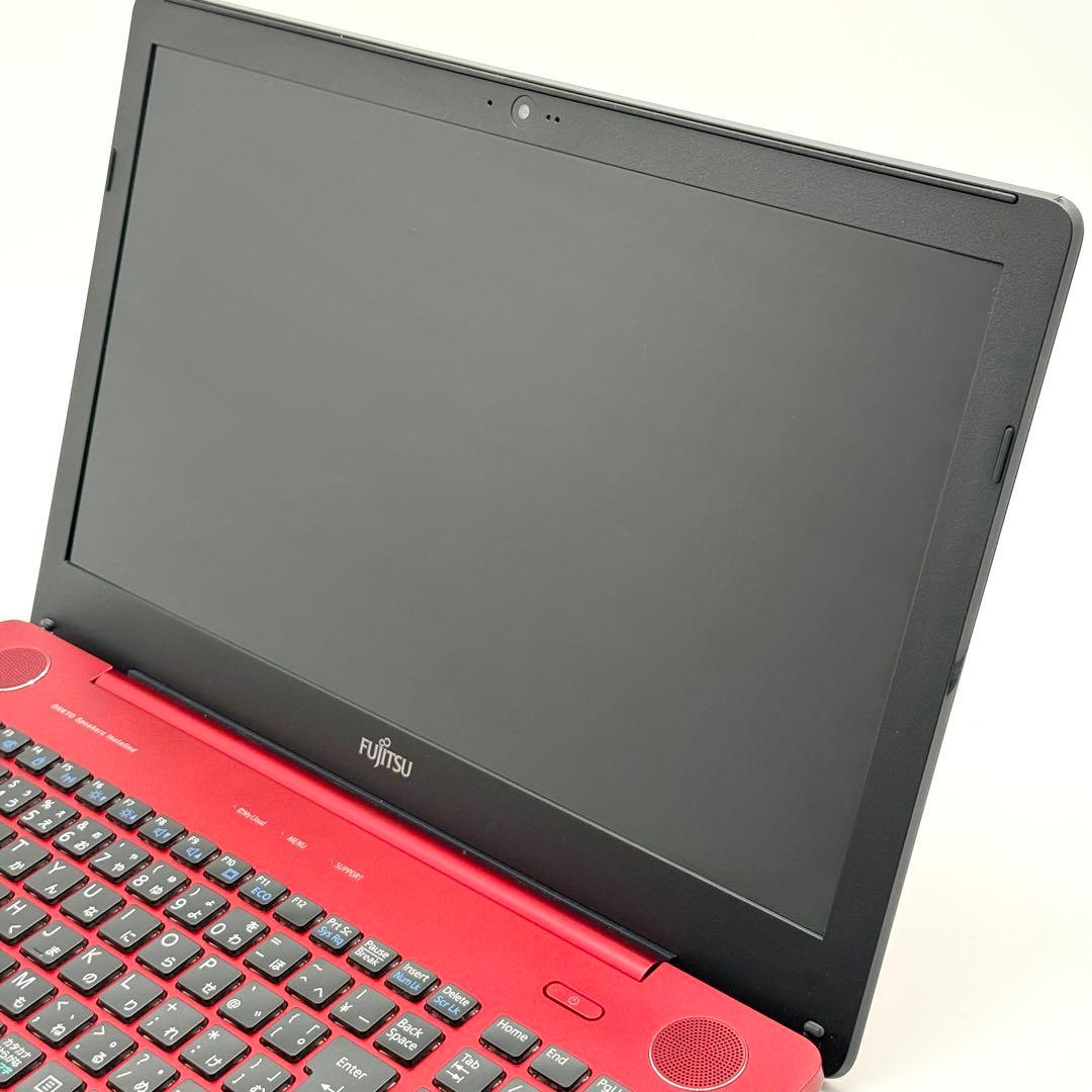 富士通ノートパソコン i7 16GB 新品512 Blu-ray 内観美品FHD