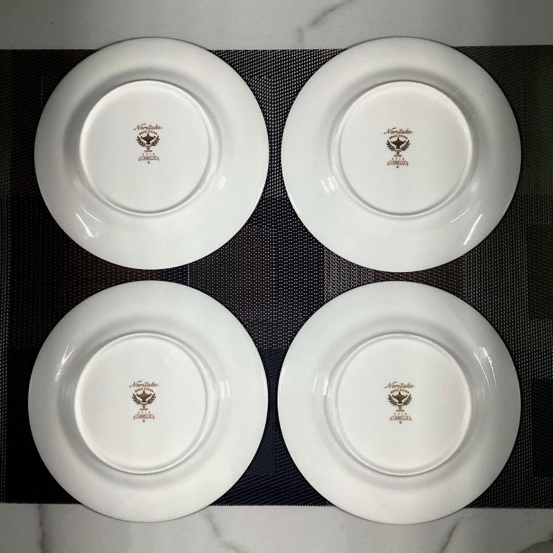 Noritake 『LAMELLE』　パン皿　4枚