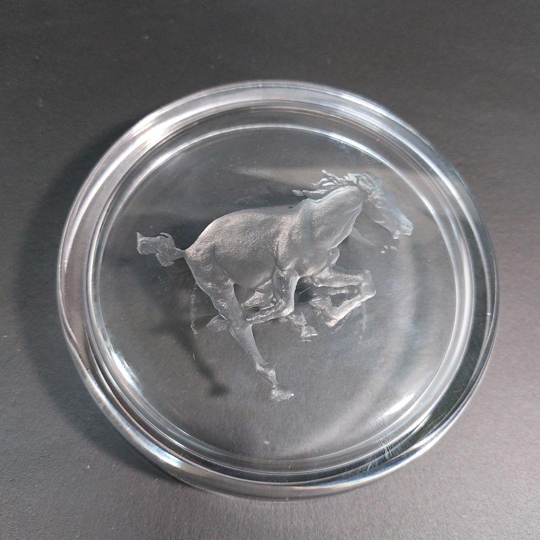 アクリル　馬の彫刻セット　DEKELS LAS'86　アートオブジェ　午年