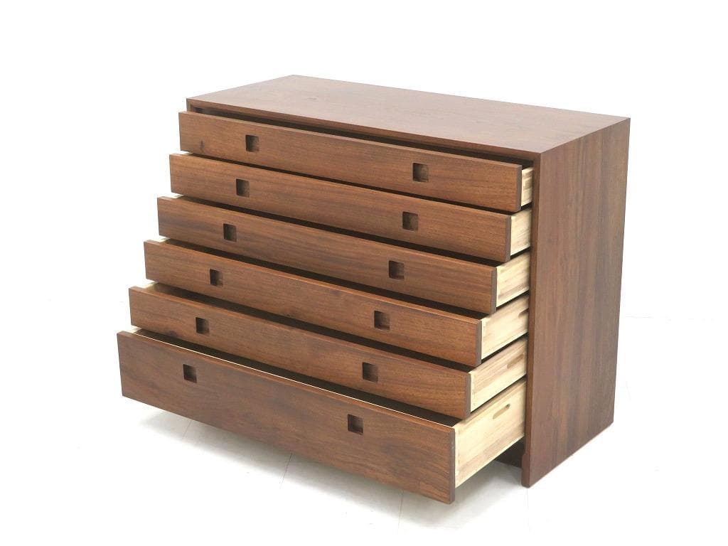 展示品　橋詰家具　クスノキ　無垢材　チェスト　整理箪笥　収納　キャビネット