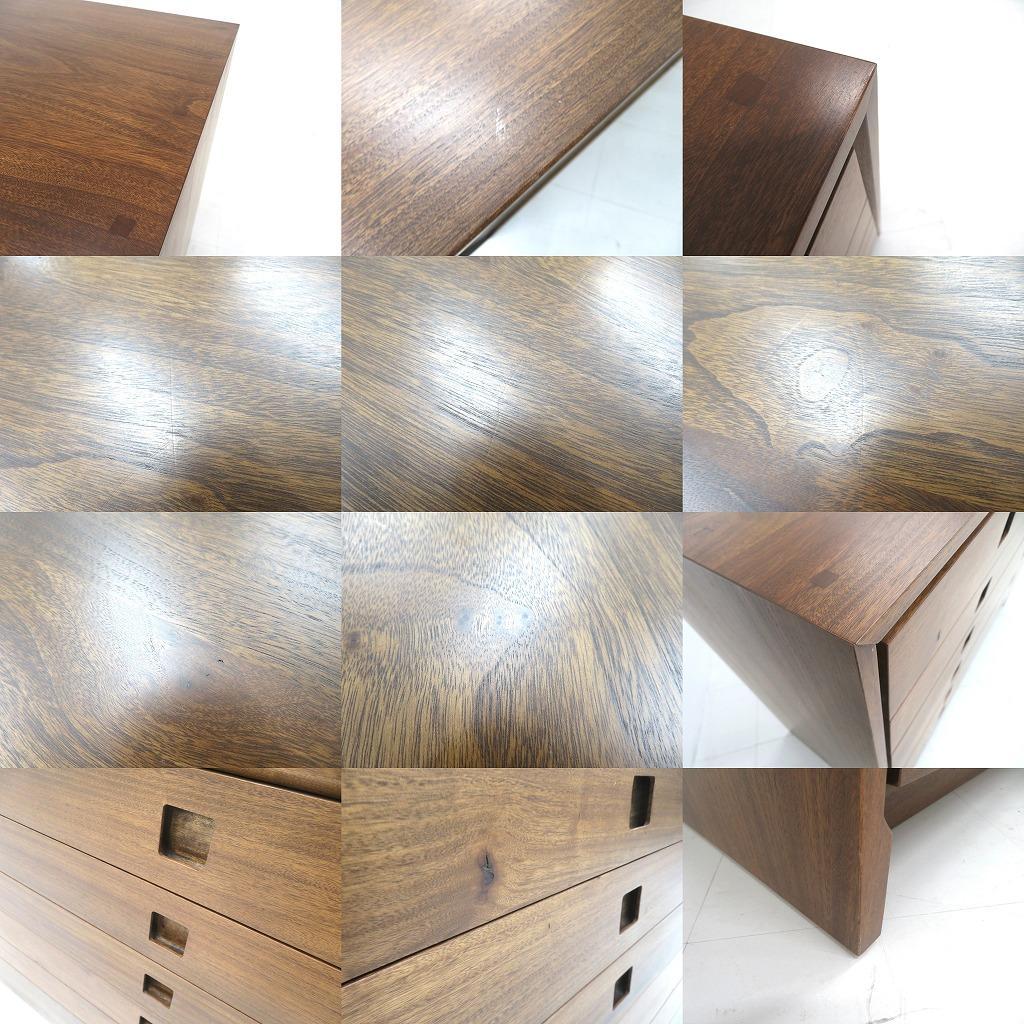 展示品　橋詰家具　クスノキ　無垢材　チェスト　整理箪笥　収納　キャビネット