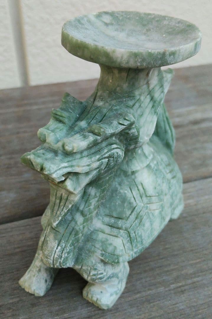 多層球　置物　グリーンアベンチュリン　工芸品