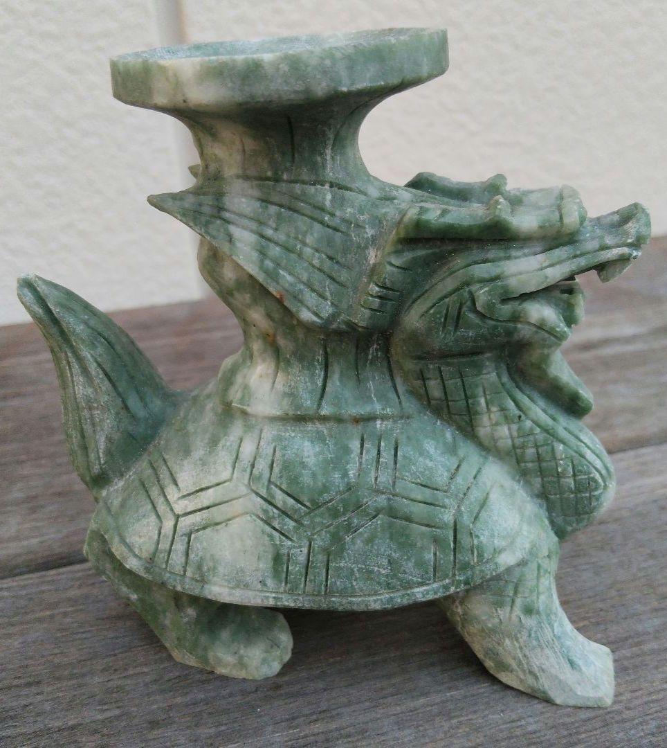 多層球　置物　グリーンアベンチュリン　工芸品