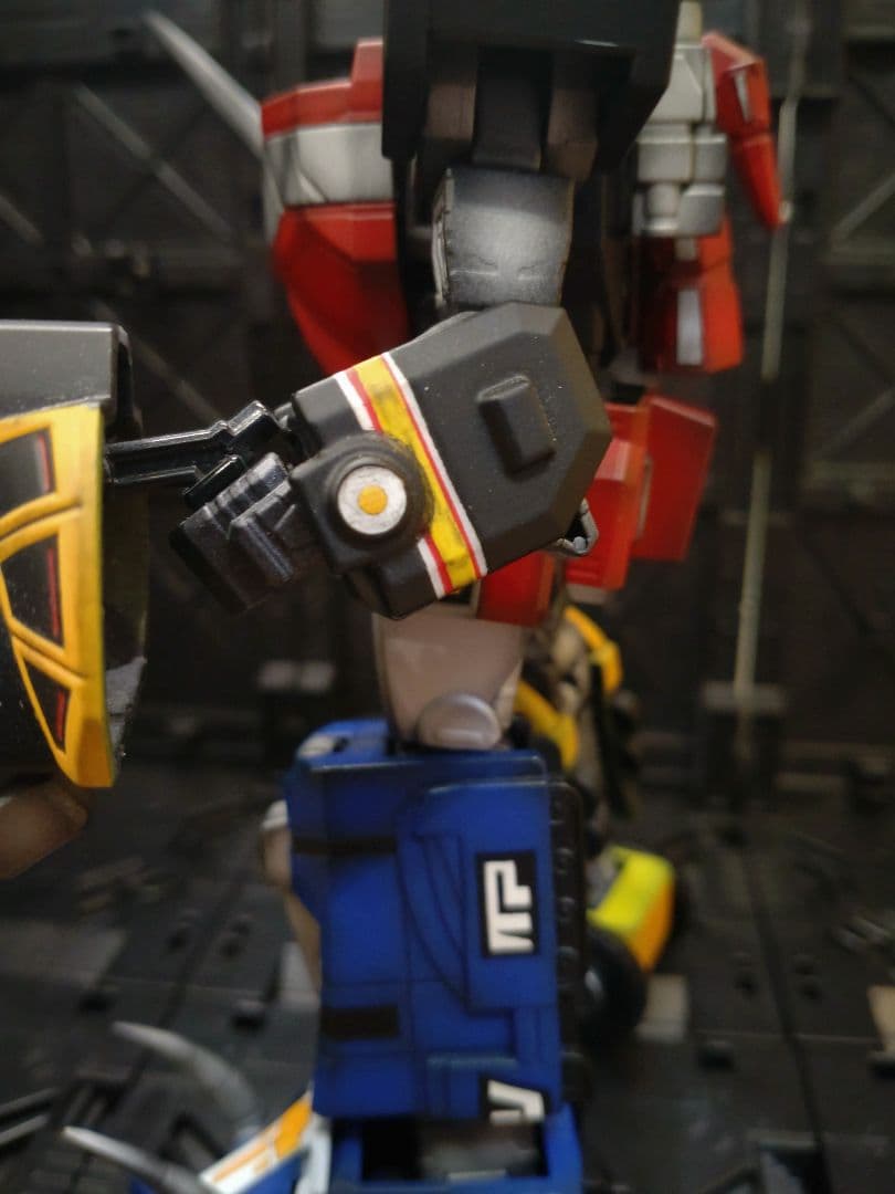 ミニプラ　ブラック大獣神　全塗装品　汚し仕上げ