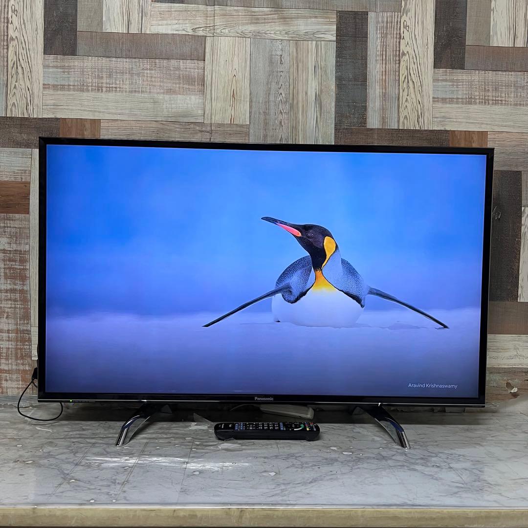 ヤマセミさん専用パナソニック43型4K液晶テレビネット動画アプリ搭載