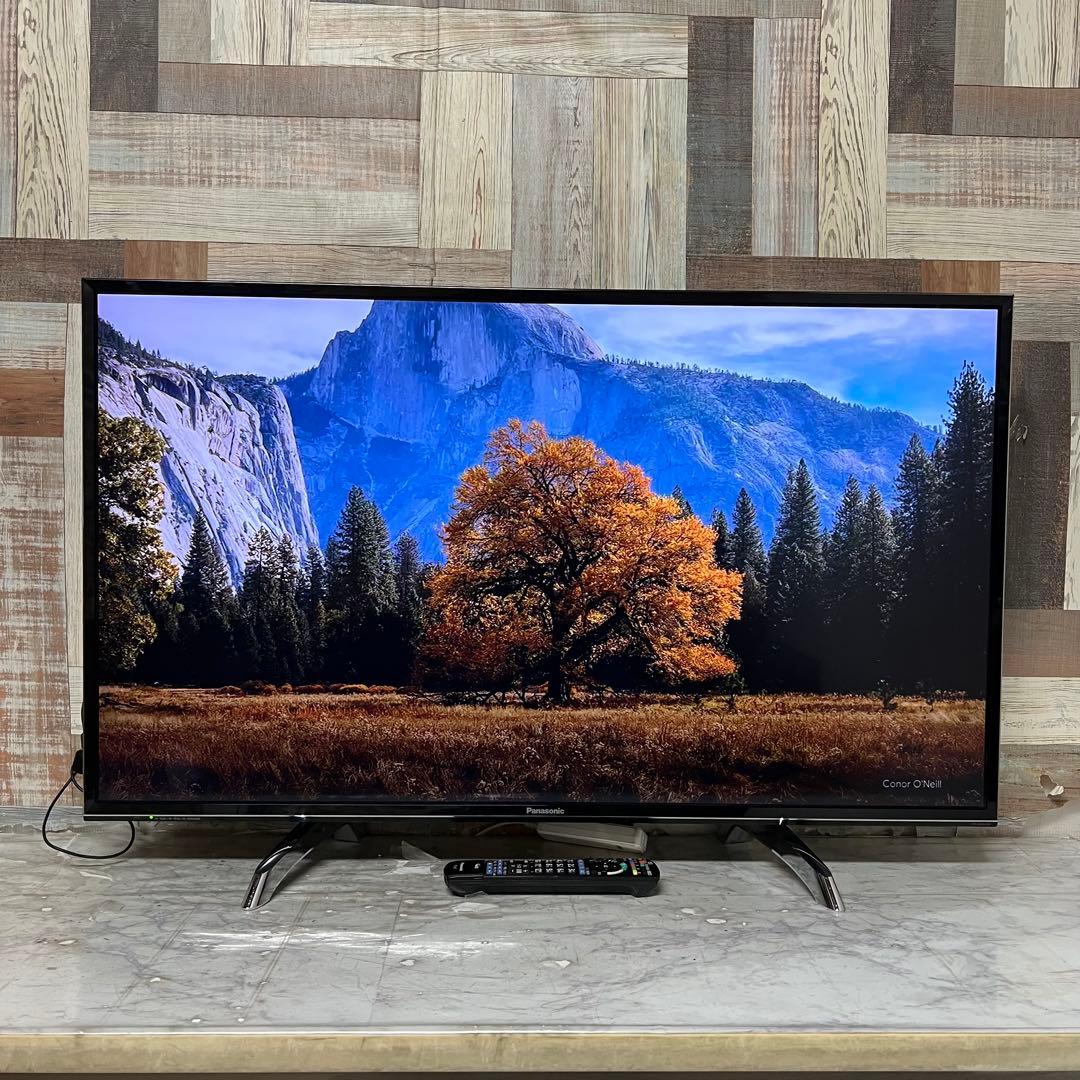 ヤマセミさん専用パナソニック43型4K液晶テレビネット動画アプリ搭載