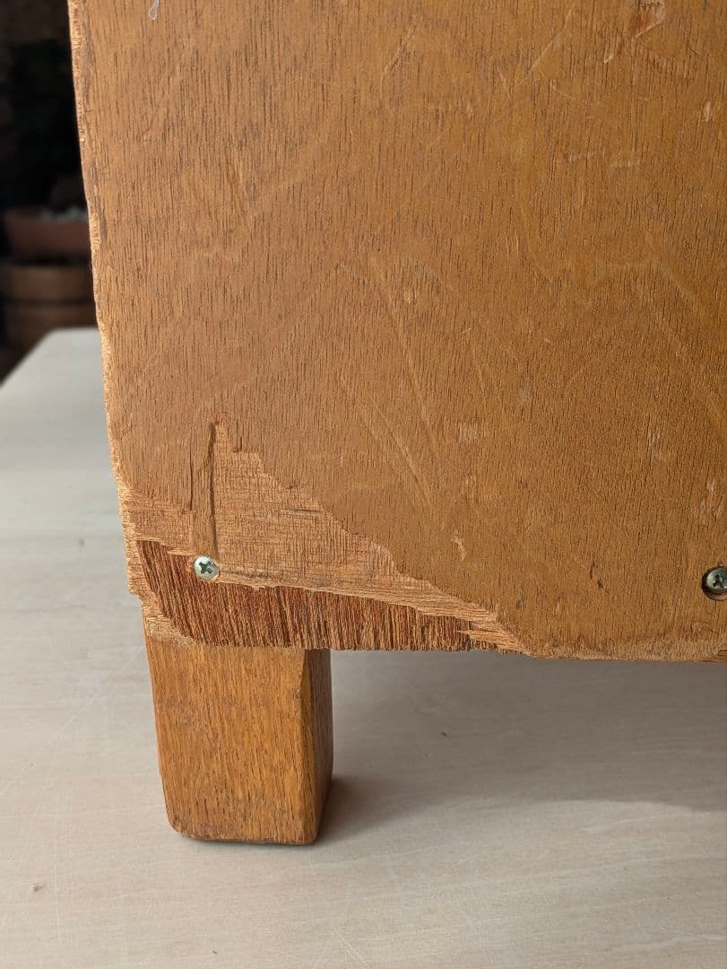 木製　学校　理科室　図工室　椅子　スツール　イス　アンティーク　レトロ　子ども