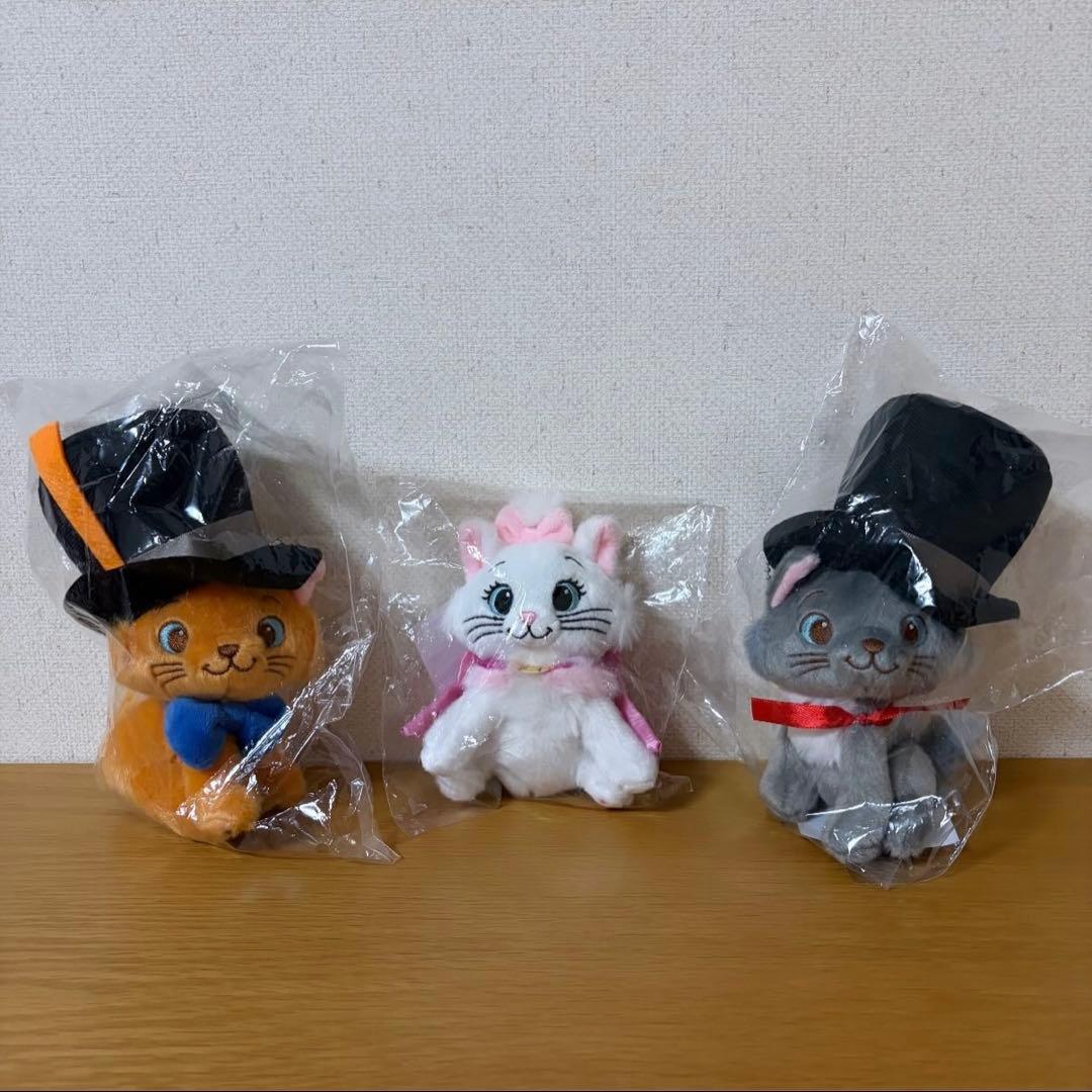 happyくじ　B賞　ぬいぐるみチャーム　マリー　トゥルーズ　ベルリオーズ