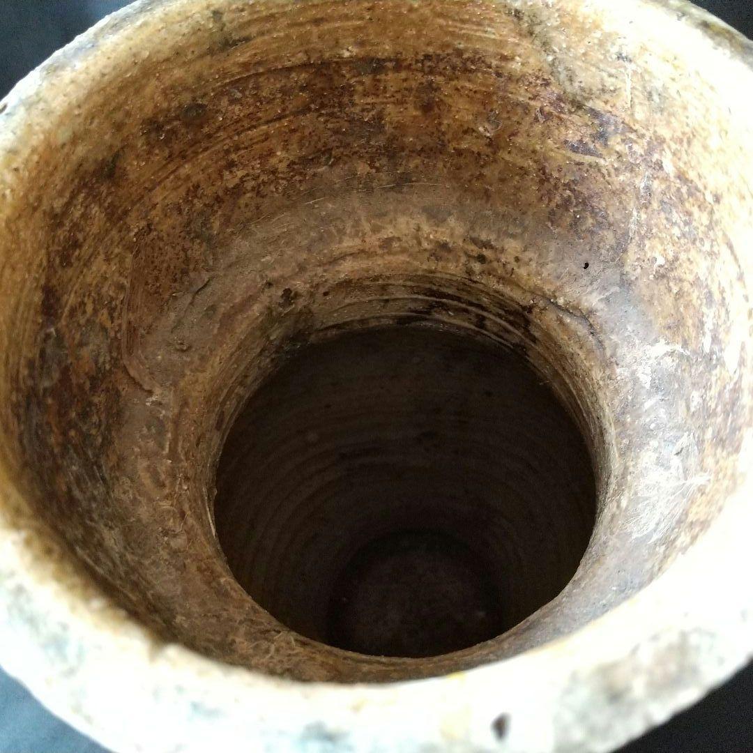 古伊賀花生 箱あり 伊賀 茶道 華道 茶道具