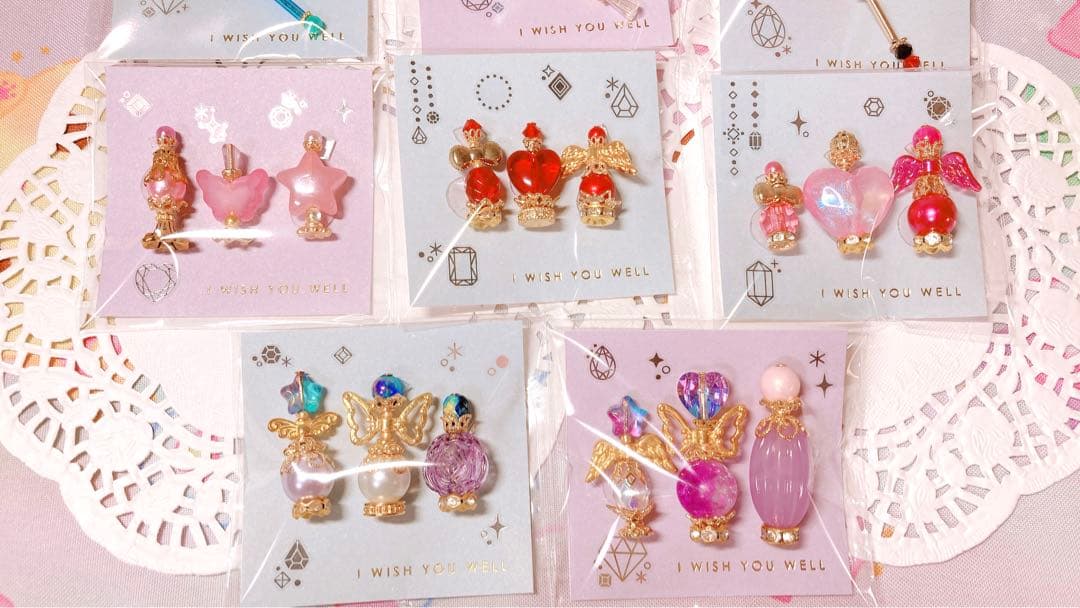 ゆめかわステッキ ミニチュア香水瓶 セット
