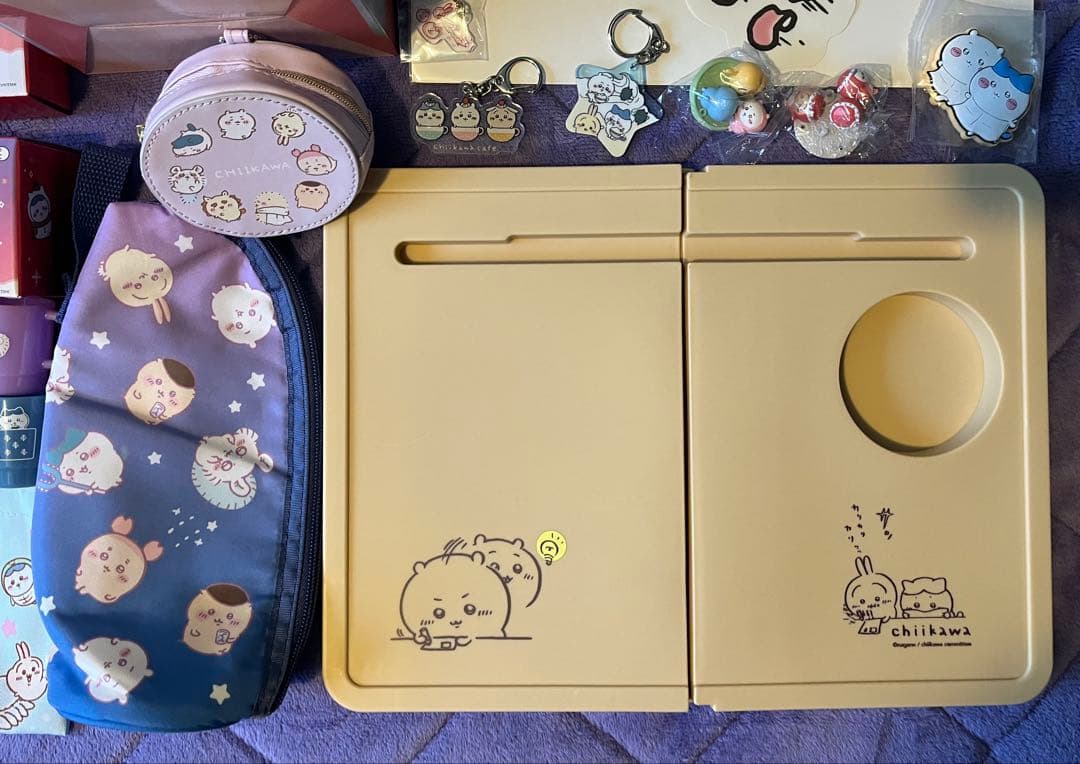 【新品未使用】ちいかわ　グッズまとめ売り　トートバッグ　収納ボックス　グラス