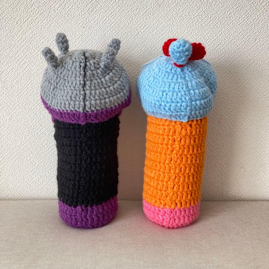 ペットボトルカバー　あみぐるみ　ハンドメイド
