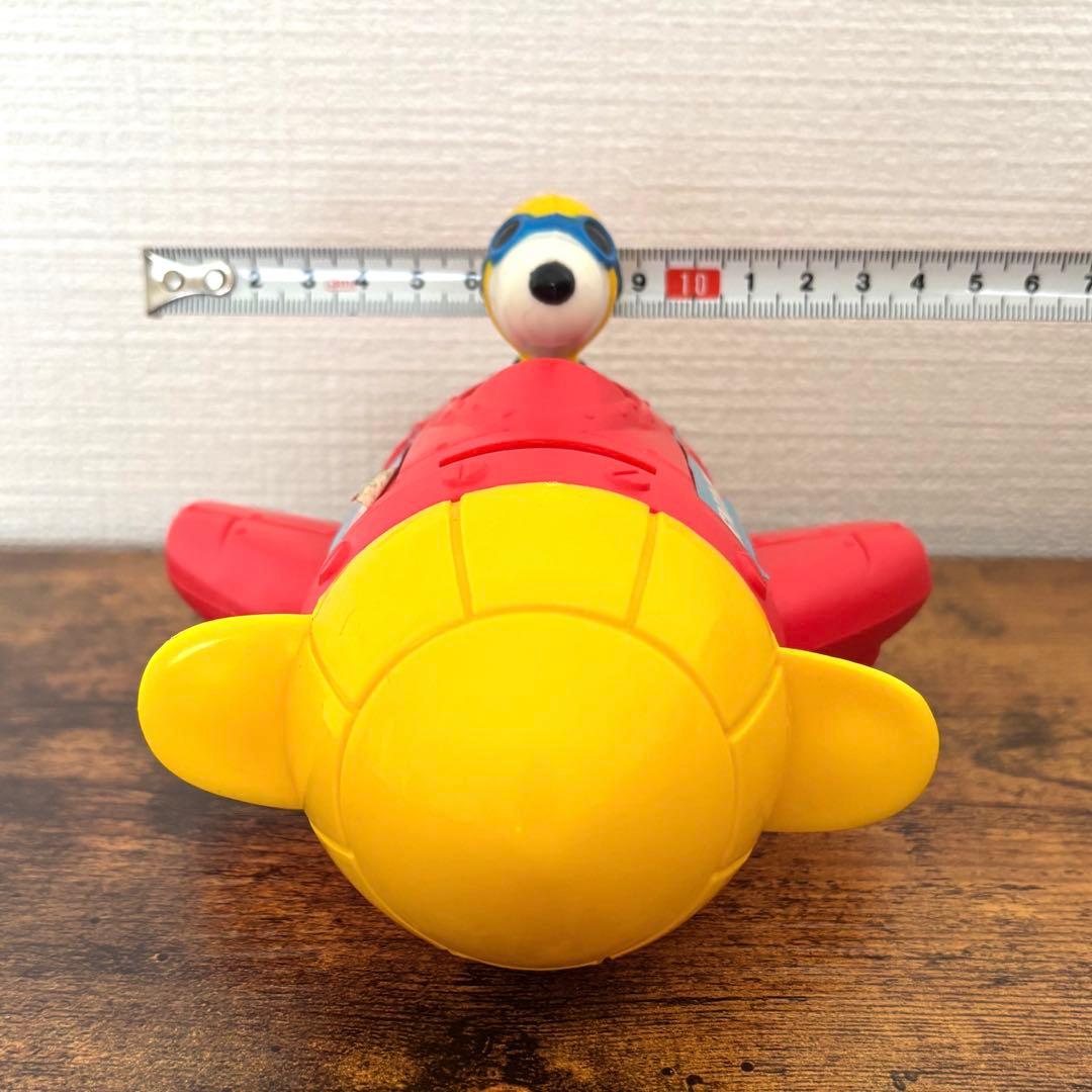 【希少】ヴィンテージ スヌーピー 貯金箱 2点セット フライングエース レトロ
