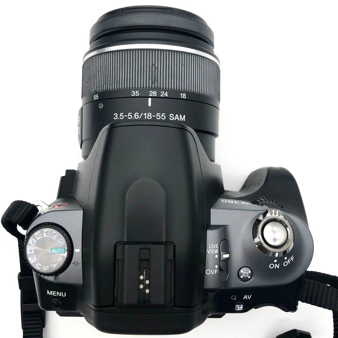 R SONY α380 デジタル一眼レフカメラ18-55 55-200