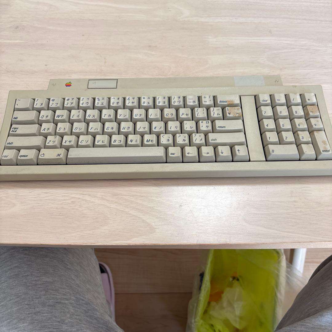 最終値下　Macintosh Classic 収納バック＋キーボード　現状渡