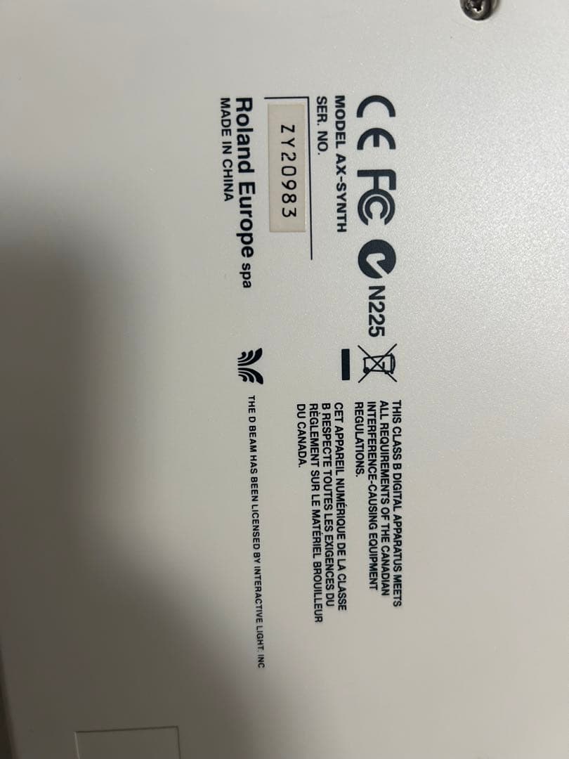 Roland AX-Synth シンセサイザー ショルキー　49鍵 ローランド