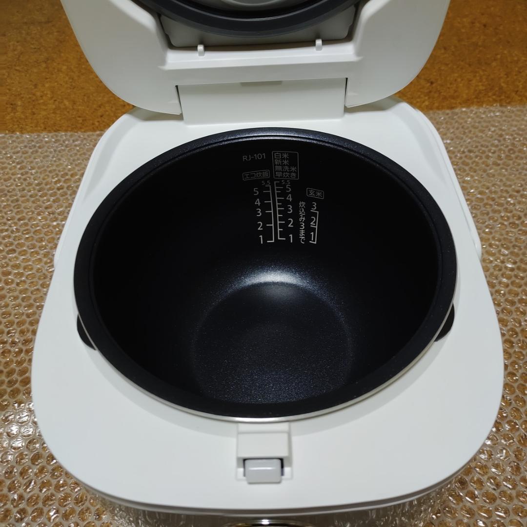 IH炊飯器 5.5合 HC-RJ101-WH 展示品 音声ガイド 2022年製