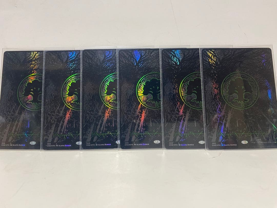 mtg オイルスリック　foil 土地　まとめ売り　30枚
