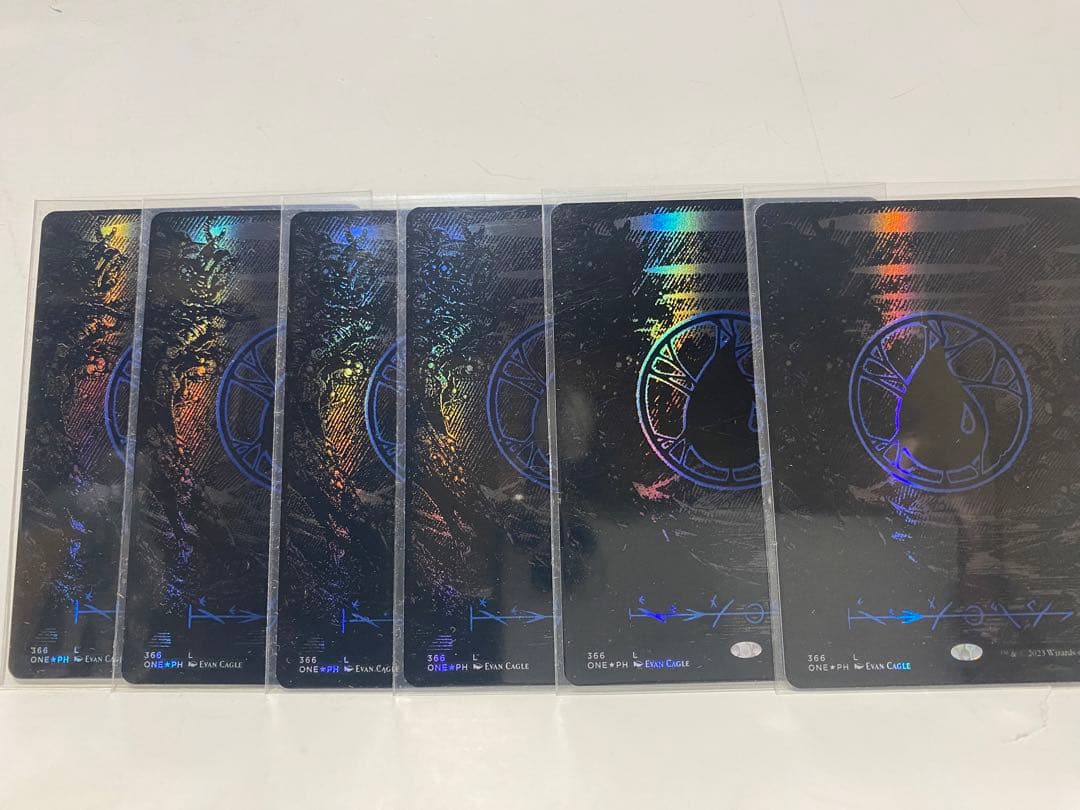 mtg オイルスリック　foil 土地　まとめ売り　30枚