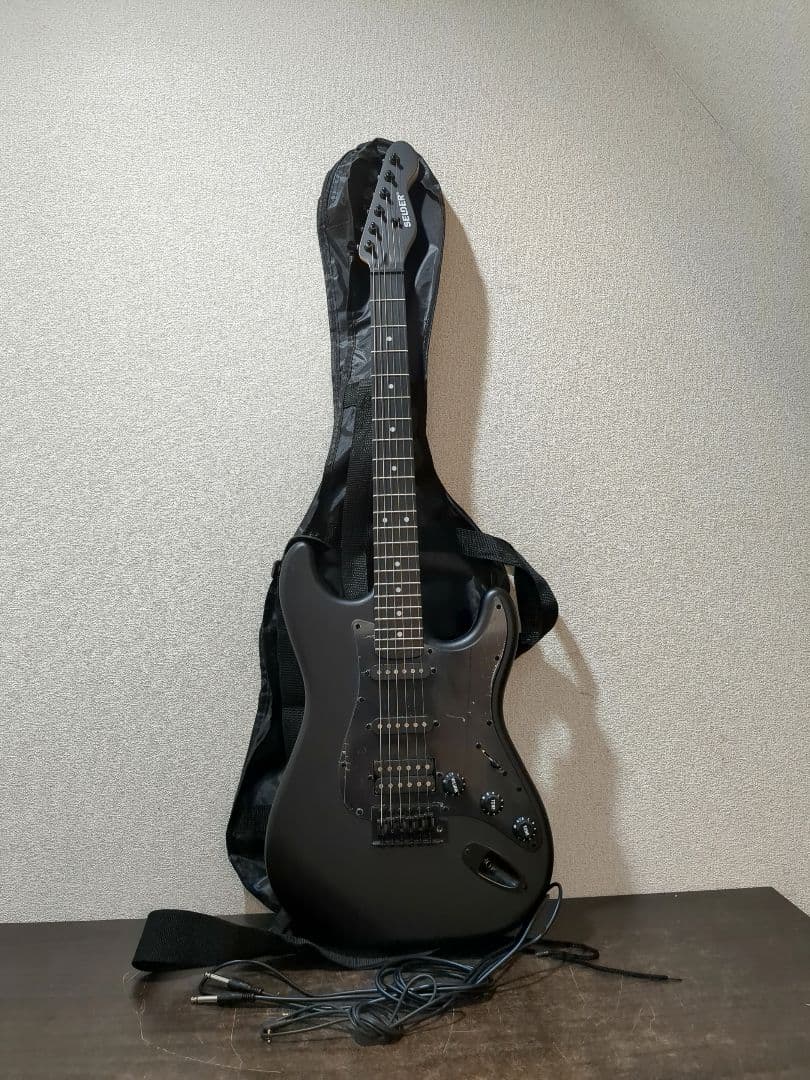 SELDER エレキギター STC-04 SSH ブラックマット　M2341