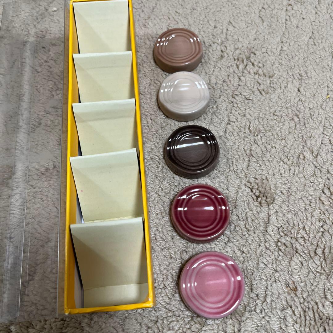 ルクルーゼ チョップスティック・レスト 5個セット　ワイン&テーブル　新品