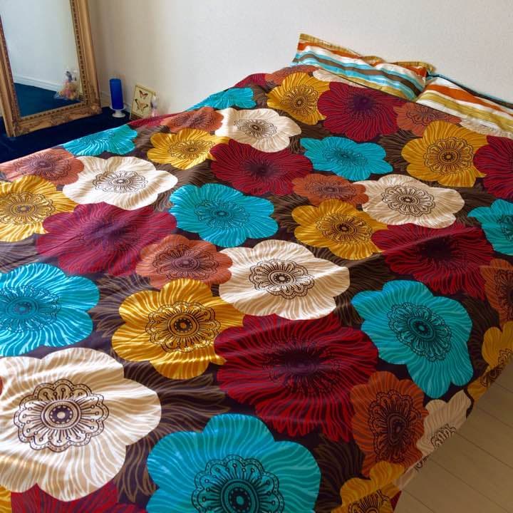 ダブルベッド用 ベッドカバーセット