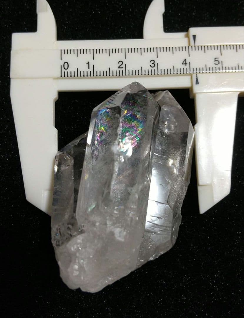 超希少　レコードキーパー　極上レインボー入り　トマスゴンサガ産　水晶クラスター