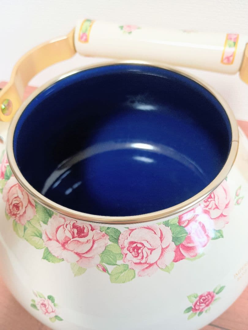 エジリー ホーローケトル インペリアルローズⅡ 2.3L SIR-2.3K 琺瑯