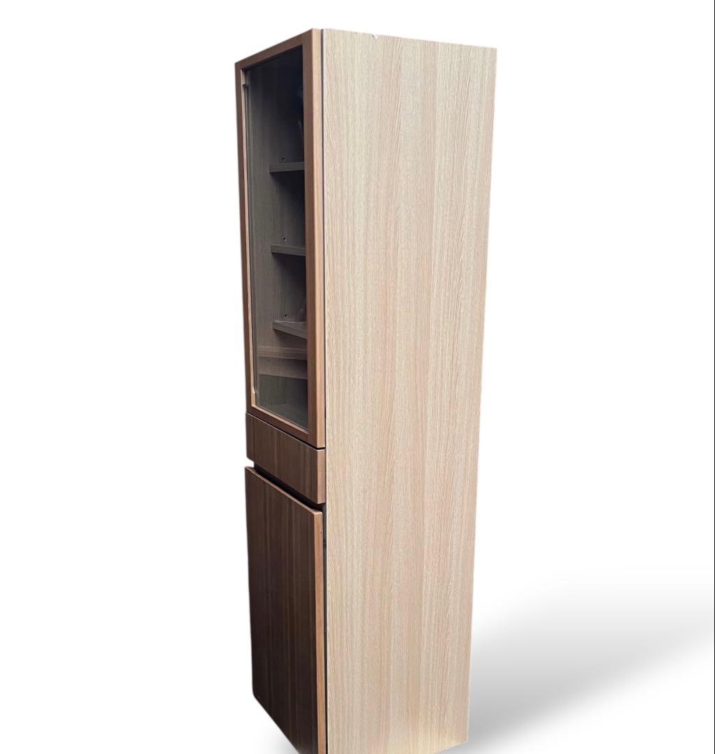 【最終価格】　無印良品 タモ材 食器棚 カップボード キャビネット　廃盤品