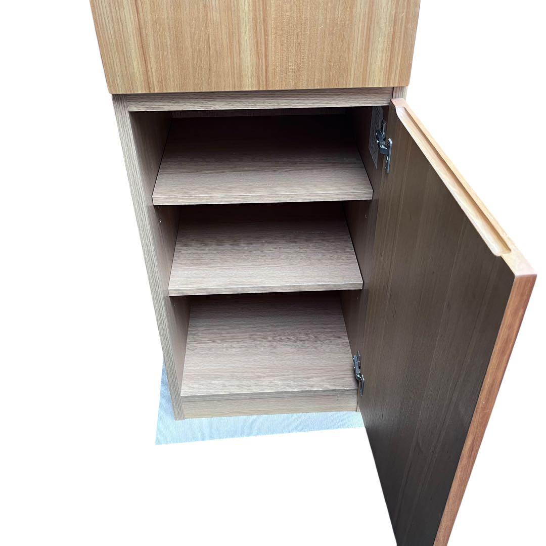 【最終価格】　無印良品 タモ材 食器棚 カップボード キャビネット　廃盤品