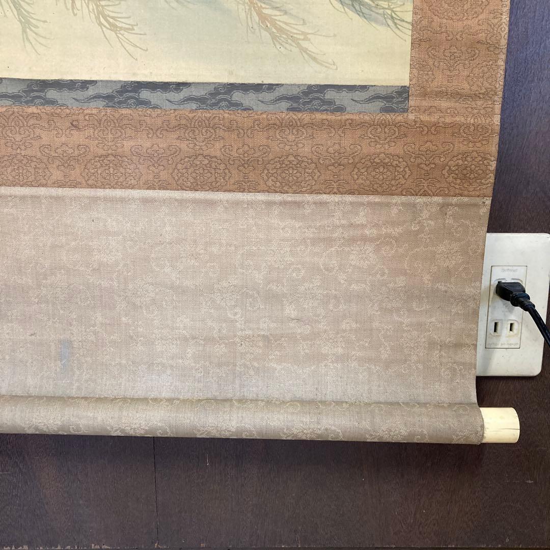 掛け軸 掛軸 軸装 日本画 墨彩画 水墨画 東洋美術 古美術 骨董 骨董品 古物