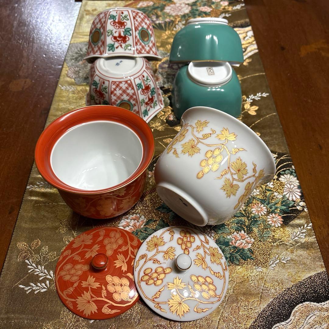 ❤️専用♡特選✨古伊万里金彩お膳【MIKASA 橘吉　乃りたけ　漆塗盆】14品