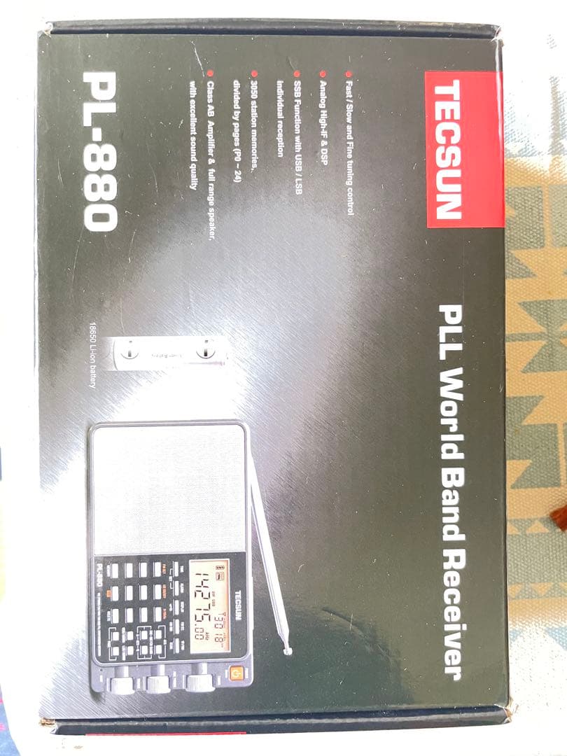 Tecsun PL880 bclラジオ 短波ラジオ