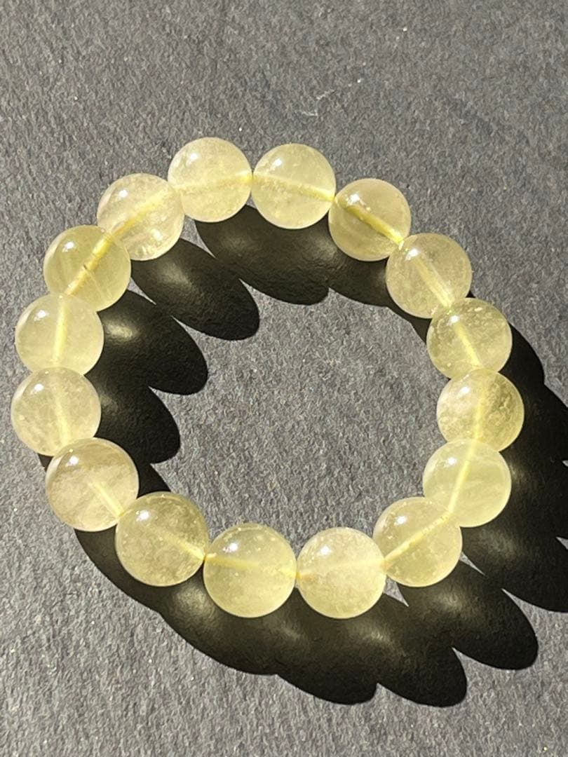 リビアングラス　13.4〜13.8㎜　ブレスレット　№2