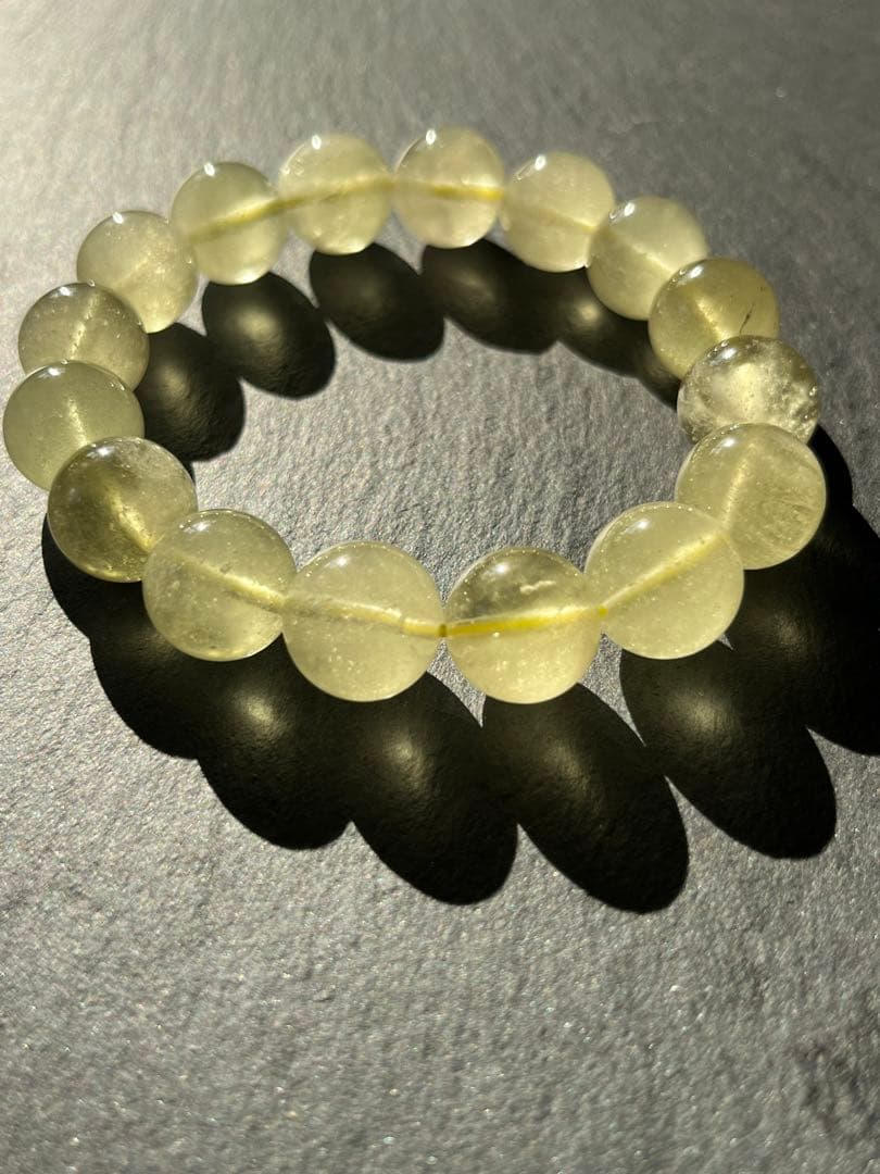 リビアングラス　13.4〜13.8㎜　ブレスレット　№2