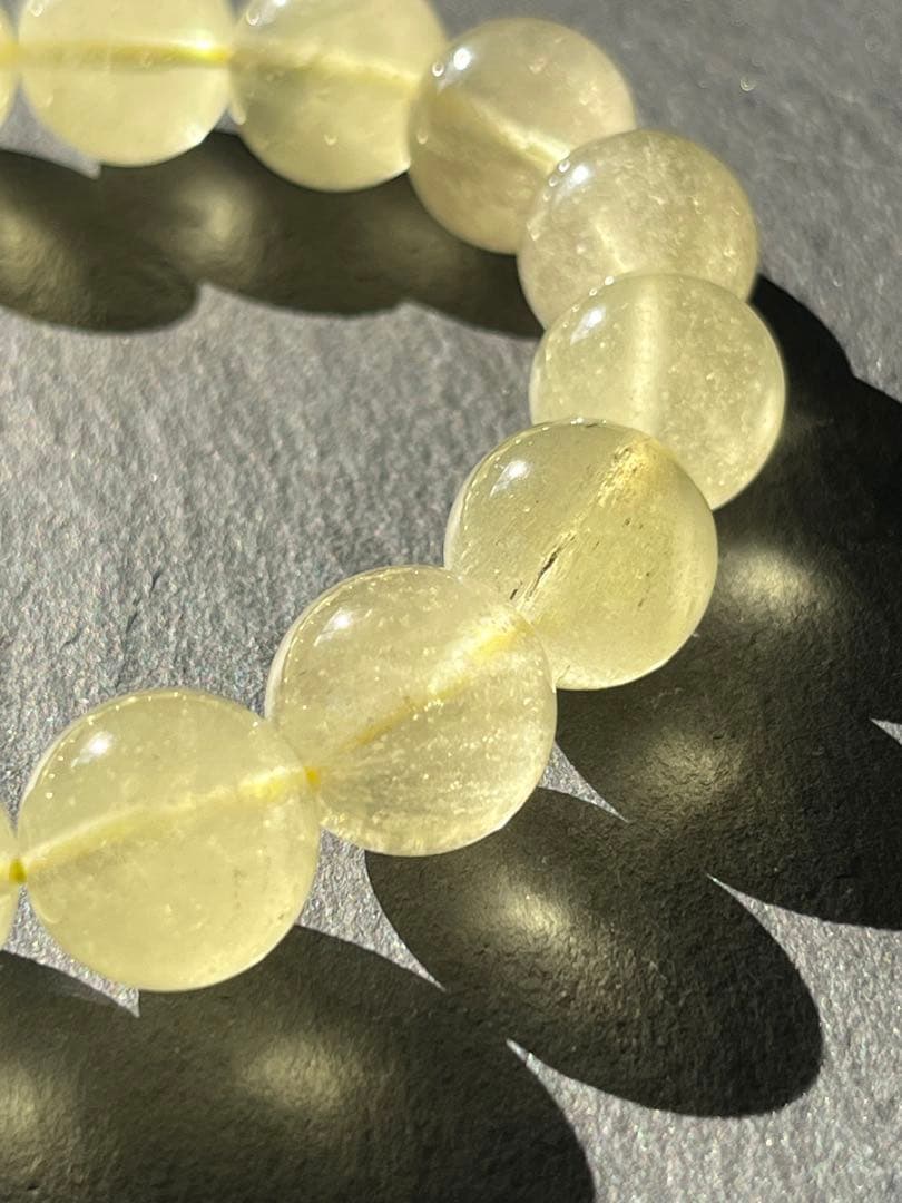 リビアングラス　13.4〜13.8㎜　ブレスレット　№2