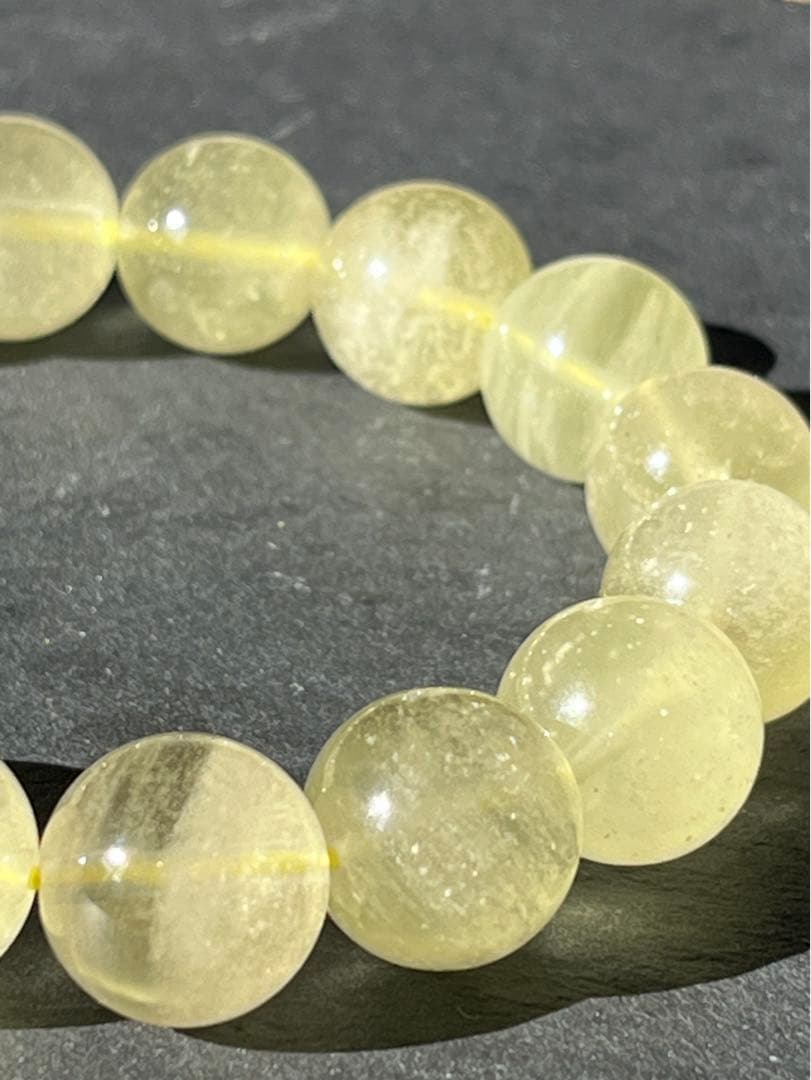 リビアングラス　13.4〜13.8㎜　ブレスレット　№2