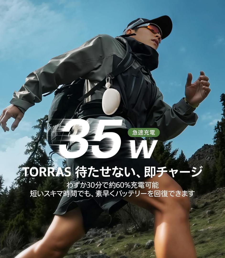 TORRAS FlexLine Pebble モバイル バッテリー10000m