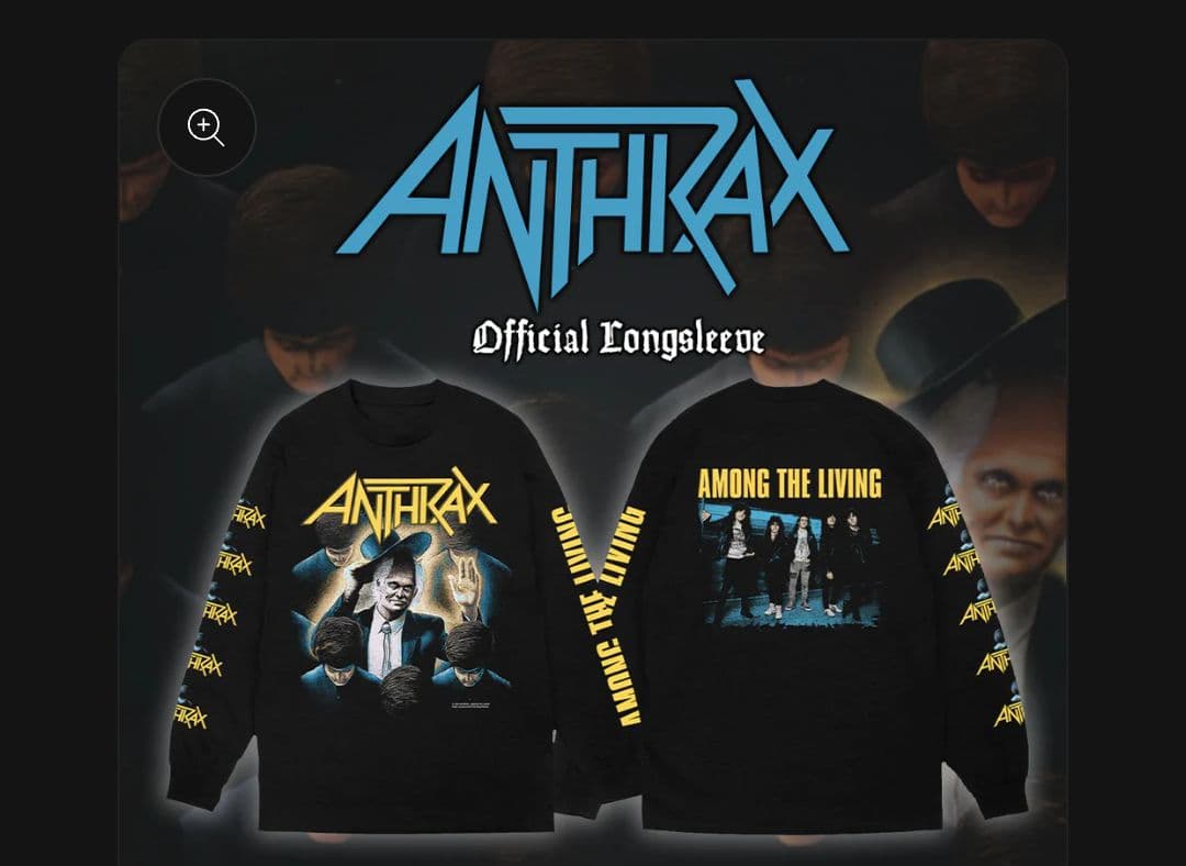 ANTHRAX AMONG THE LIVING 長袖・ロングスリーブTシャツ