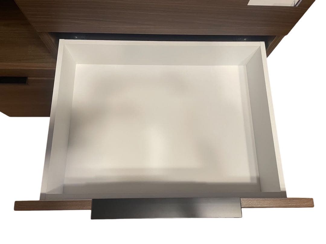 ◯【美品】松田家具大川 アルバ キッチンボード 食器棚 レンジボード ハイグロス