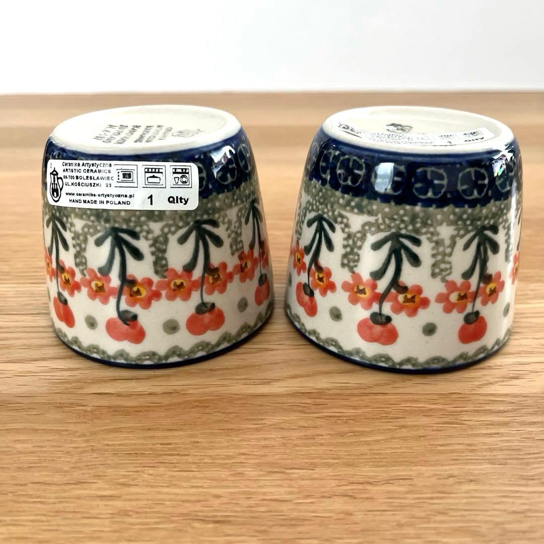 ポーランド食器　フリーカップ　そば猪口2個セット