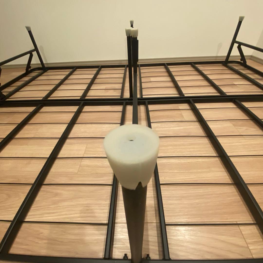 【残り1台】ダブル ベッドフレーム ZINUS 組み立て簡単