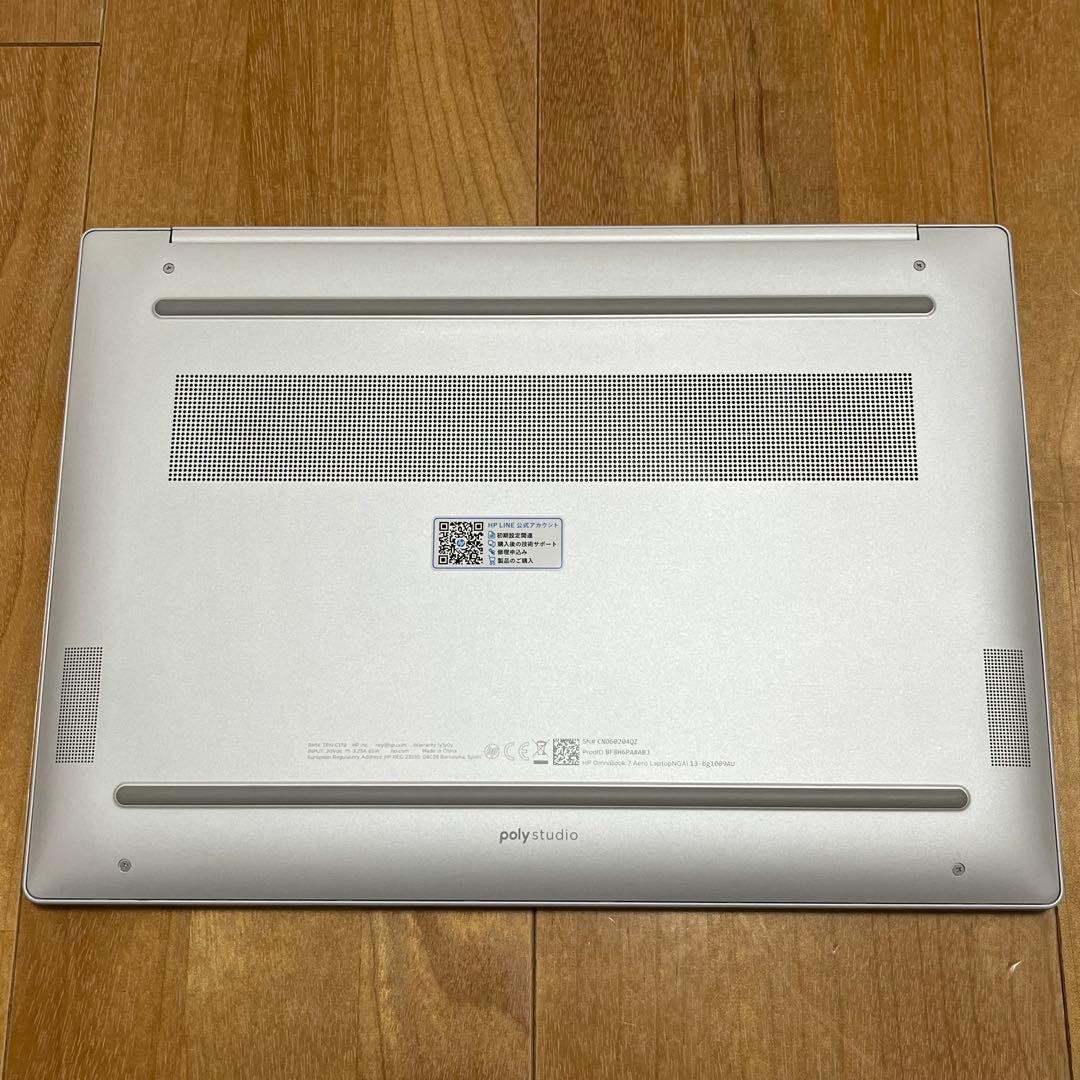 Windowsノート本体 HP OmniBook7 Aero13 Ryzen AI 7 32GB 1TB