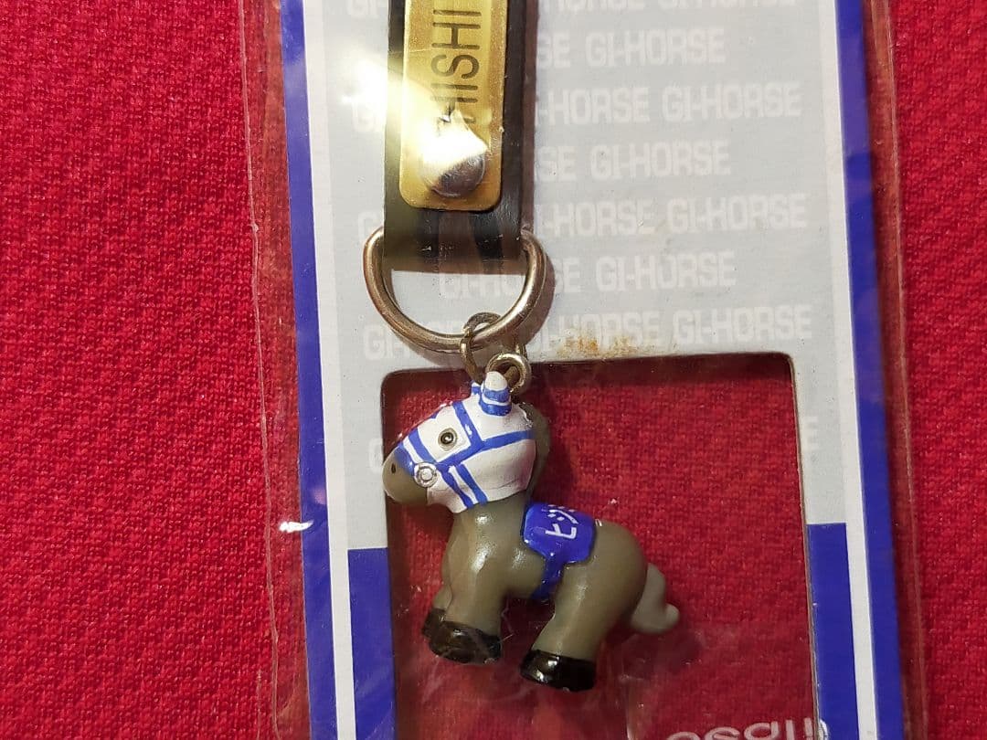 ②◆　競馬　JRA　◆　ヒシミラクル　◆　馬番ボールペン　フィギュアストラップ