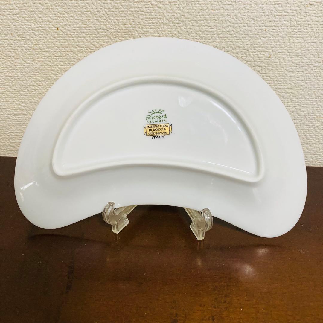 【再値下げ:レア美品】リチャードジノリ　インペロジュリエッタ　クレセントプレート