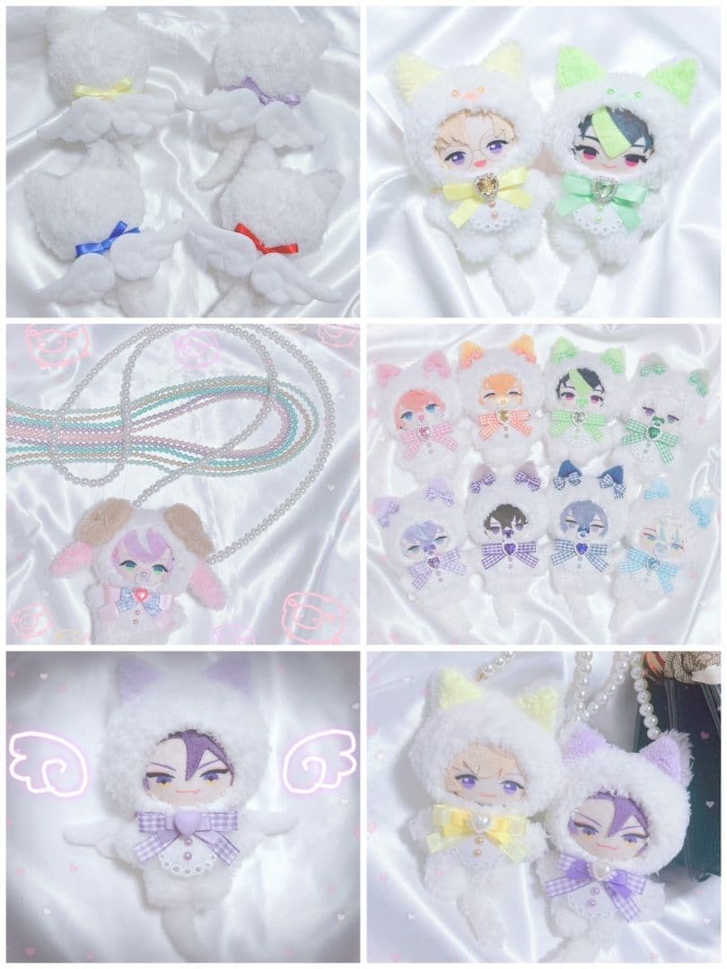 ぬい服　着ぐるみ　ハンドメイド　オーダーページ　ぬいぐるみ　リボン　スタイ